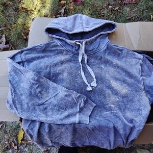 Reebok Washed Blue Hoodie